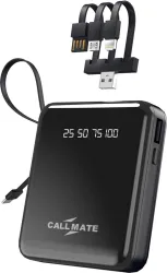 Callmate 10000mAh Power Bank (Black)