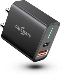 Callmate 20 W PD Wall Charger for Mobile (Black)