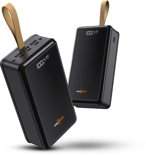 Image of Callmate 50000 mAh 15 W Power Bank (Black, Lithium Polymer, Fast Charging for Mobile)