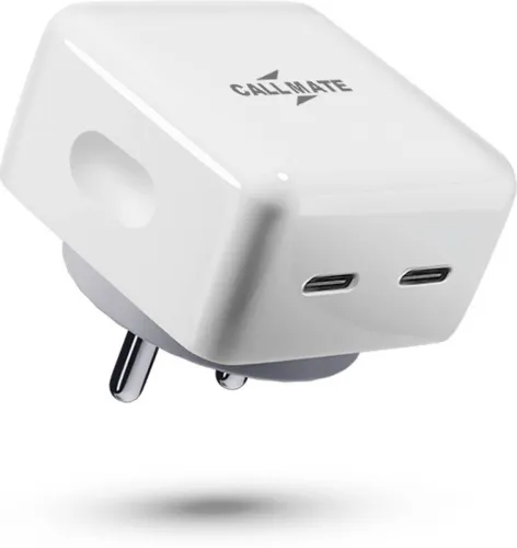 Image of Callmate 67 W PD 4 A Wall Charger for Mobile  (White)