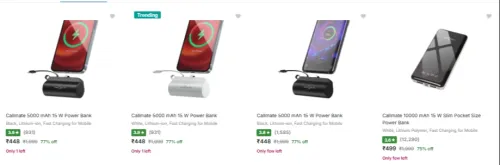 Image of Callmate Power Banks upto 77% Discount