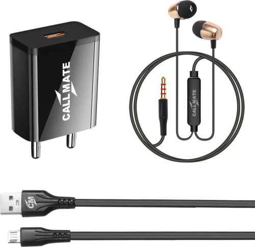 Image of Callmate Wall Charger Accessory Combo for Redmi Devices