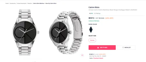 Image of Calvin Klein Analogue Watch 25200163