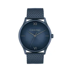 Calvin Klein Ascend Qtz Basic Blue Round Dial Mens Watch|Ionic Plated Blue