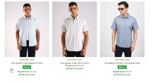 Image of Calvin Klein Jeans Flat 70% Discount With Offer Price