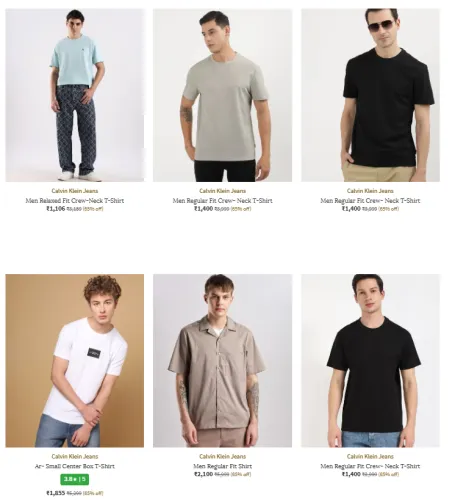 Image of Calvin Klein Jeans Men's Clothing Up to 65% Discount