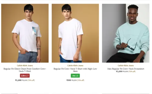 Image of Calvin Klein Men Clothes up to 70% Discount 