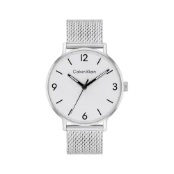 Calvin Klein Modern Basic Silver Dial Mens Watch