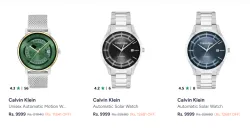 Calvin Klein Watchs up to 54% Discount