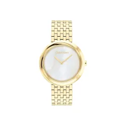 Calvin Klein Womens Mother of Pearl Dial Watch