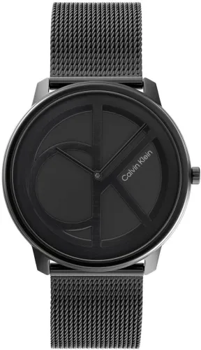 Image of Calvin Klein Iconic Qtz Basic Slim Bla Round Dial Unisex / Analog Watch - For Men & Women 25200028