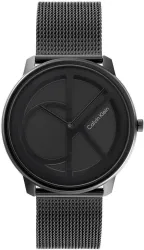 Calvin Klein Iconic Qtz Basic Slim Bla Round Dial Unisex / Analog Watch - For Men & Women 25200028
