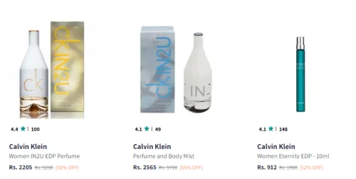 Image of Calvin Klein Offer: Buy Any Perfume & Get a Free Gift