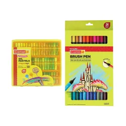 Camel Pastels & Camlin Brush Pens Combo