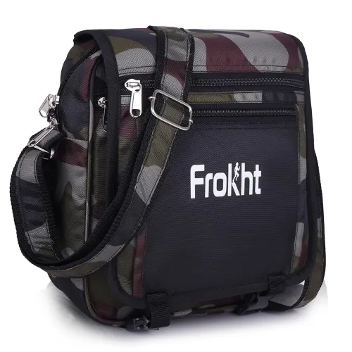 Image of Camouflage 1K Danier Sling Messenger Bag 