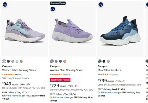 Image of Campus shoes for men's at minimum 73% Discount