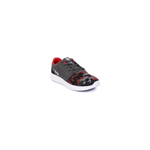 Image of Campus Battle X-9 DGRY/RED Running Shoes 