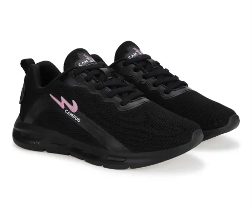 Image of CAMPUS  BLAIRE Walking Shoes For Women  (Black , 4)