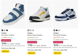 Campus Mens Shoes at Minimum 70% Discount 