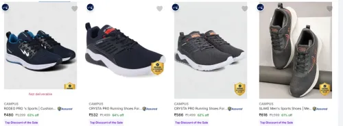 Image of CAMPUS Men’s Sports Shoes at up to 64% Discount