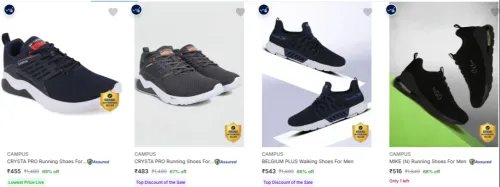 Image of CAMPUS Men Shoes at minimum 65% Discount