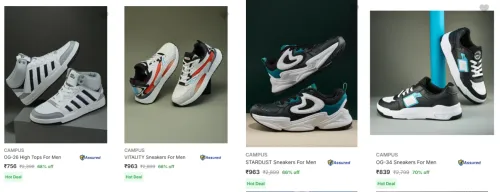 Image of Campus Men’s Casual Shoes upto 70% Discount