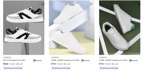 Image of Campus Men’s Shoes upto 66% Discount