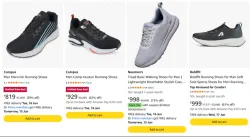 Campus Mens Shoes upto 73% discount 