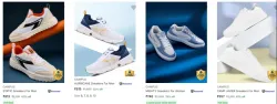 Campus Mens sneakers at minimum 75% Discount