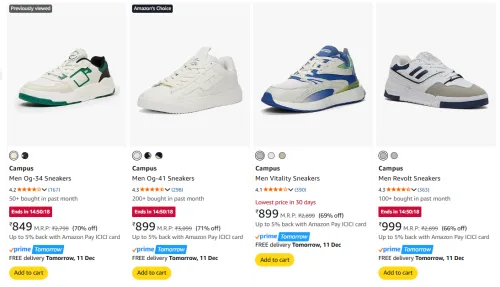 Image of Campus Men's Sneakers upto 70% Discount