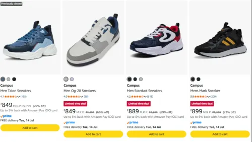 Image of Campus Men's sneakers upto 73% discount 