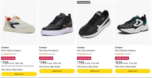 Image of Campus Men's Sneakers upto 73 % discount 