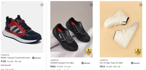 Image of Campus Men's Sneakers up to 75% Discount