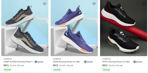Image of Campus Men’s Sports Shoes at minimum 60% Discount