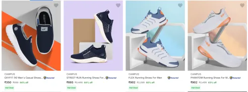 Image of Campus Men’s Sports Shoes at minimum 60% Discount