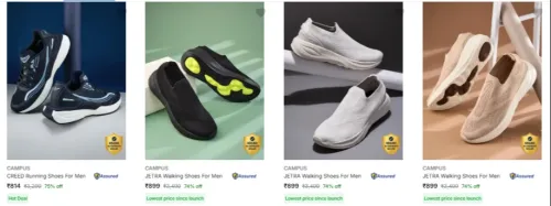 Image of Campus Men’s Sports Shoes upto 75% Discount