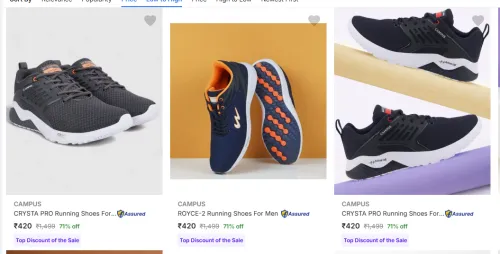 Image of Campus Sport Shoes From ₹420