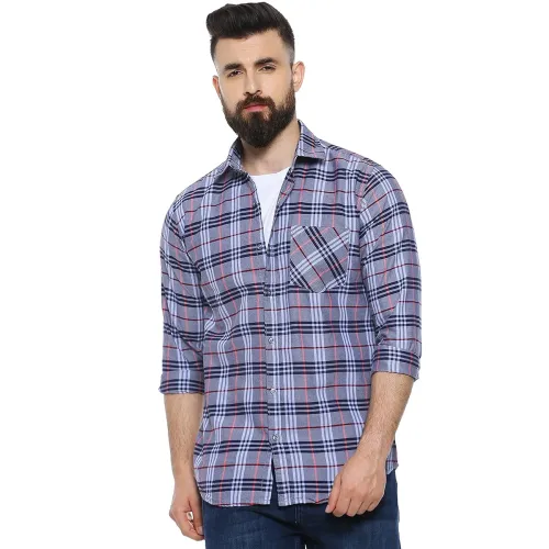 Image of Campus Sutra Men Button Regular Down Shirt