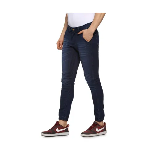 Image of Campus Sutra Men Classic Blue Dark Jeans