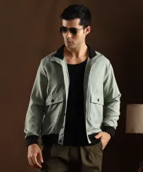 CAMPUS SUTRA Men Colorblock Casual Jacket