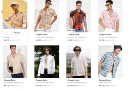 Campus Sutra Mens Classic Shirt at Minimum 80% Discount 