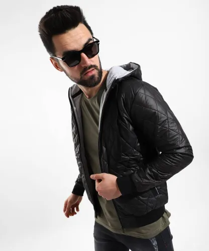 Image of CAMPUS SUTRA  Men Solid Casual Jacket