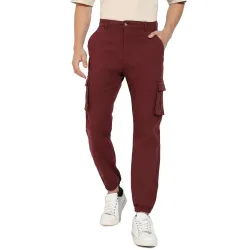 Campus Sutra Mens Regular Cargo Pant