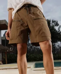 CAMPUS SUTRA  Solid Men Brown Casual Shorts