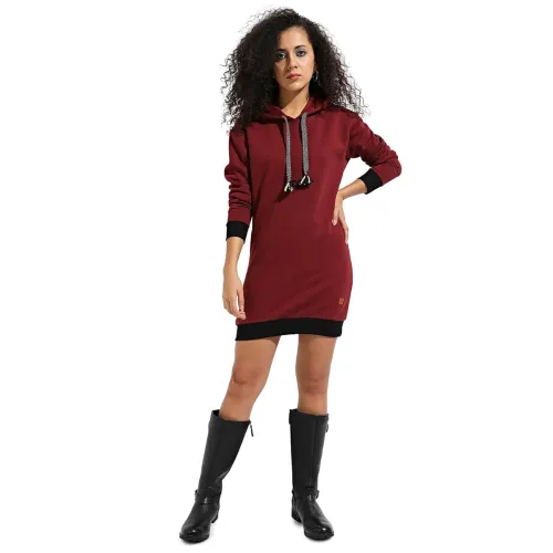 Image of Campus Sutra Women Knee-Length Dress