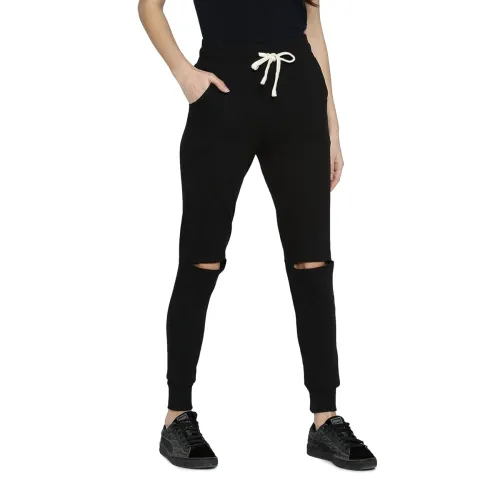 Image of Campus Sutra Women's Cut Out Knee Trackpant