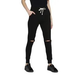 Campus Sutra Womens Cut Out Knee Trackpant