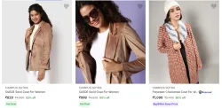 Campus Sutra Womens Coats upto 83% Discount