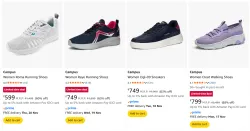 Campus Womens Shoes upto 68% Discount