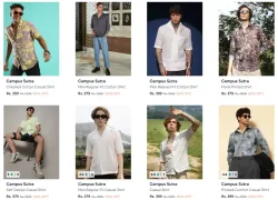 Campus sutra men shirts at minimum 80% discount